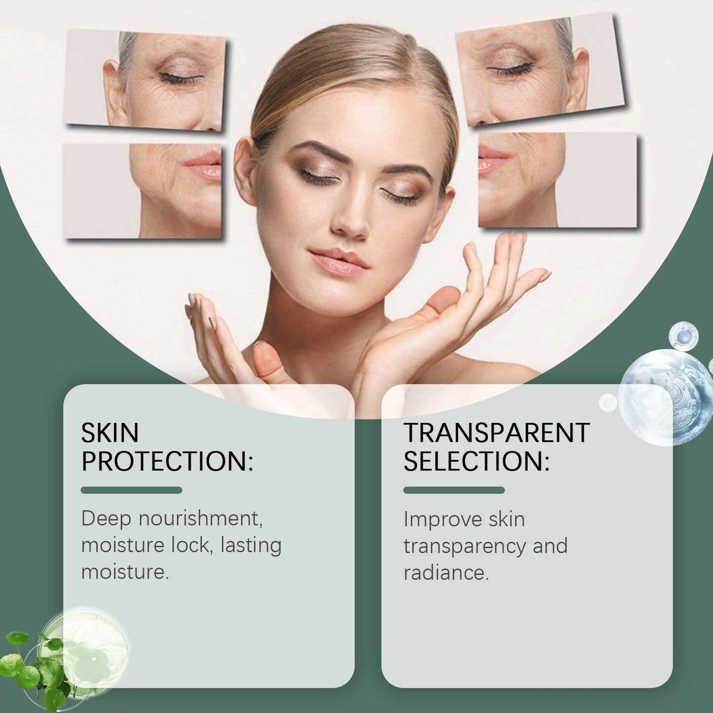 OUHOE  Facial Essence, Moisturizing And Moisturizing Skin Brightening Care Gentle Care Of Facial Skin