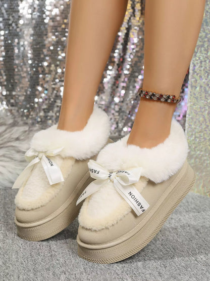 Round Toe Platform Ankle Boots