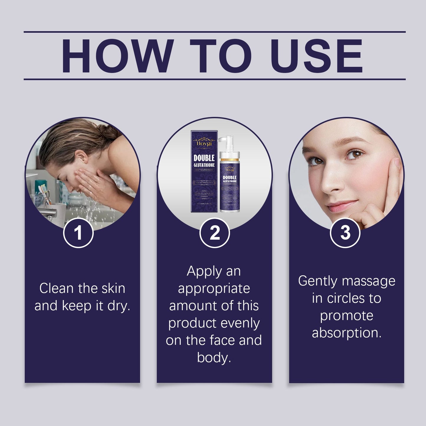 Hoygi Glutathione Essence, Hydrates And Nourishes The Facial Skin, Making It Soft, Smooth And Radiant. It Is A Daily Skin Care Essence