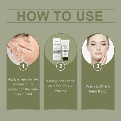 Hoygi Firming Cleaning Mud Mask, Gentle Ingredients Moisturize and Moisturize Cleansing Facial Skin Exfoliating Mud Mask