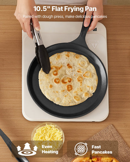 8 Inch Tortilla Press Chapati Maker Roti Dough Maker Heavy Duty Cast Iron