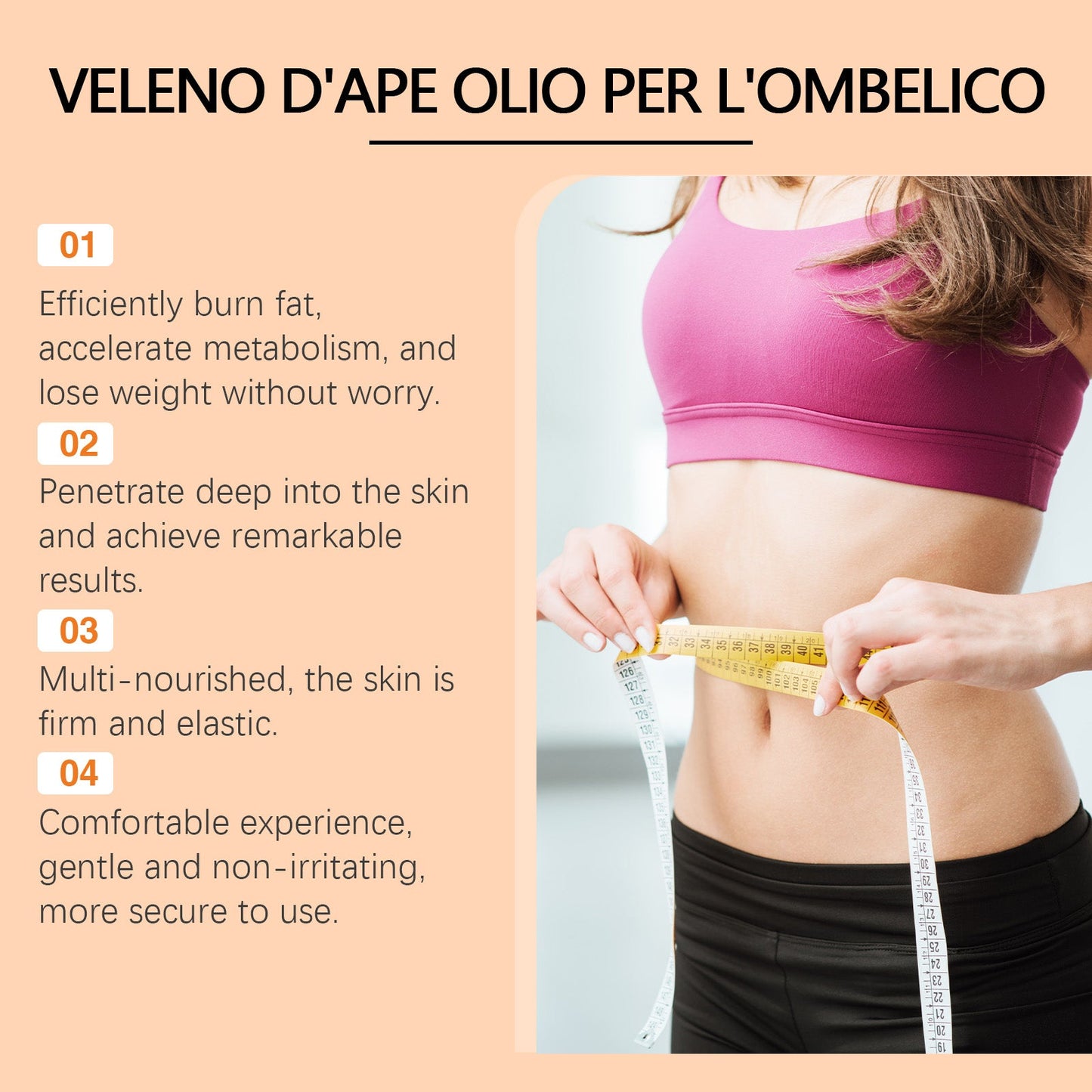 OUHOE Body Care Essential Oil Moisturizes, Firms And Improves Skin Elasticity And Natural Body Shape