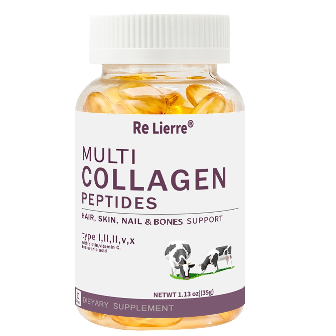 Multi-source Collagen Peptide Soft Capsules