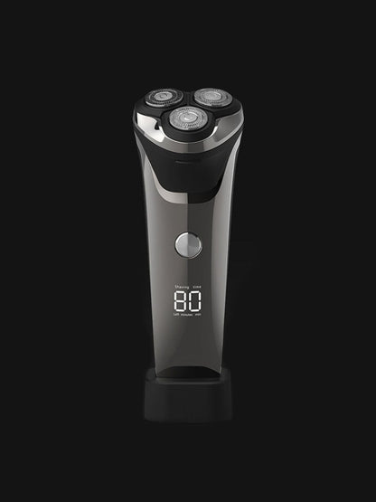 Electric Rotary Shaver with LED Display