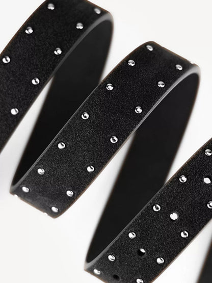 Studded Adjustable Belt