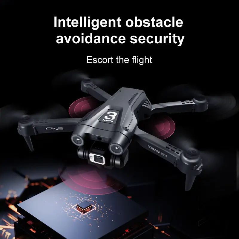 Z908 Dual Camera Dual Electric Drone--black