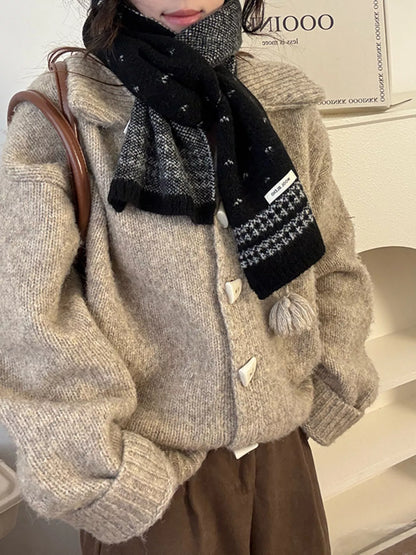 Winter Warm Knitted Scarf