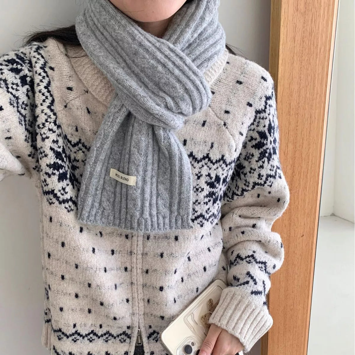 Chunky Knit Winter Warm Scarf