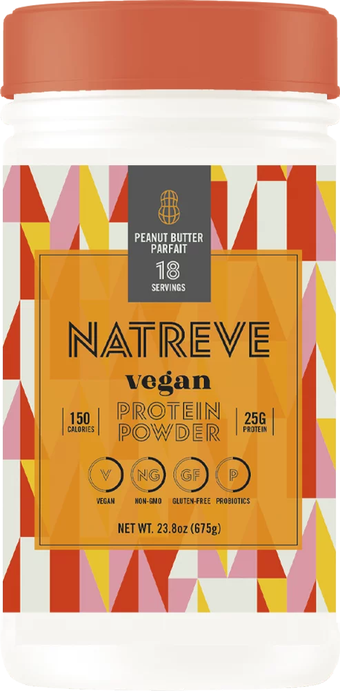 Natreve Vegan Pbttr Protein Powder (Pack of 4) 23.8 Oz