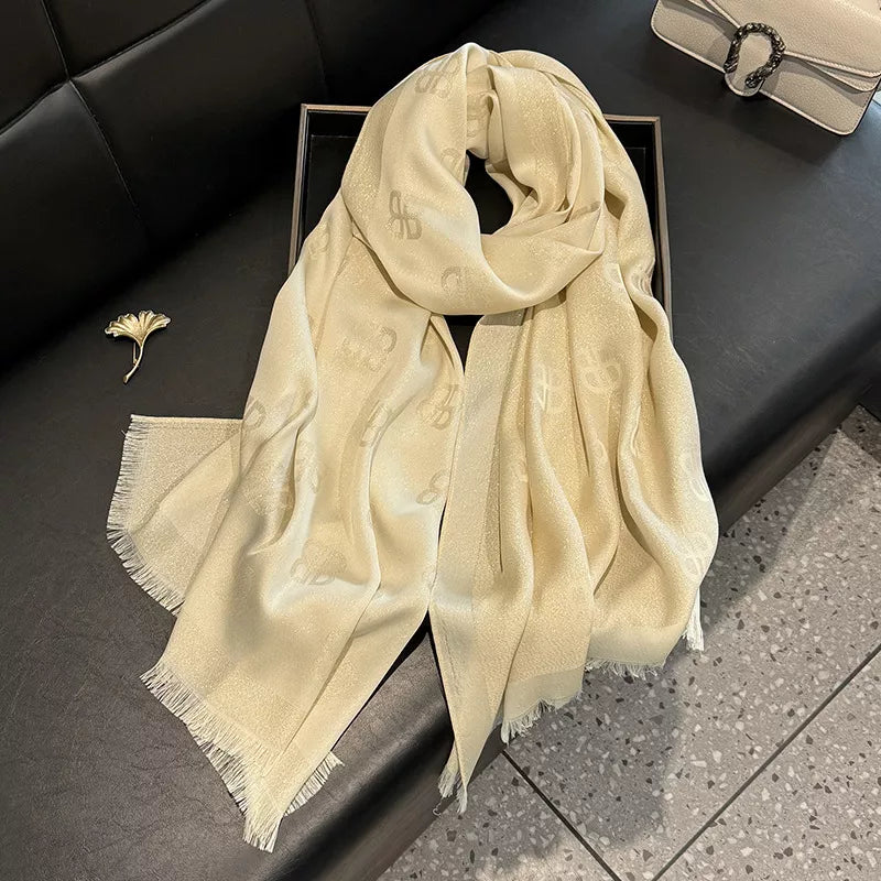 Raw Hem Scarf
