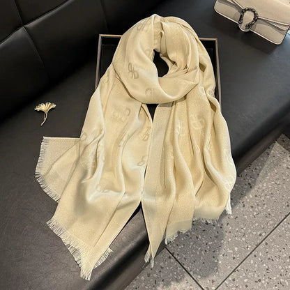 Raw Hem Scarf