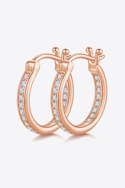 Adored Moissanite 925 Sterling Silver Earrings