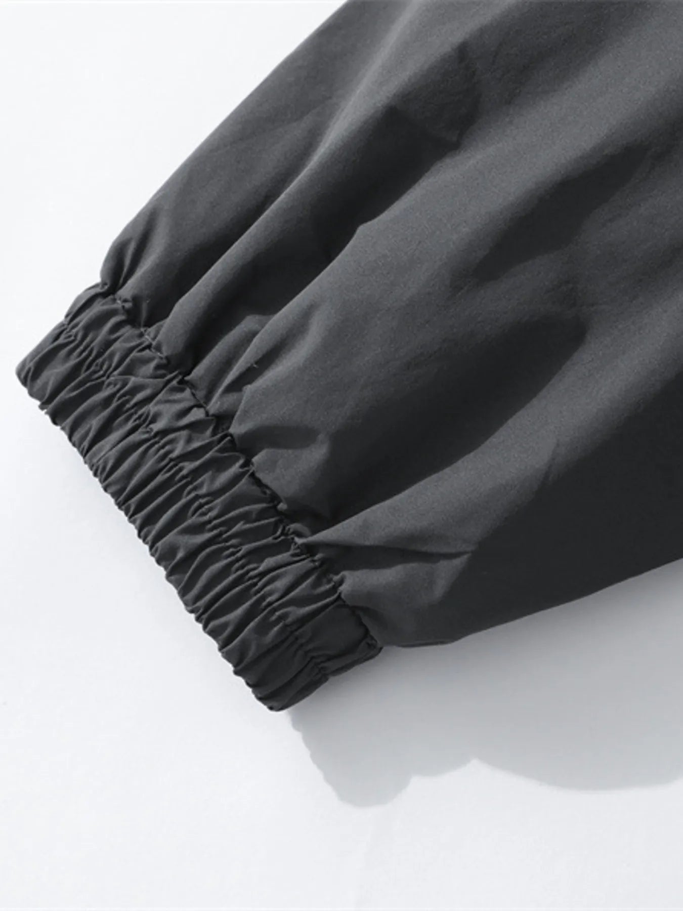 Men's Drawstring Long Sleeve Hooded Jacket