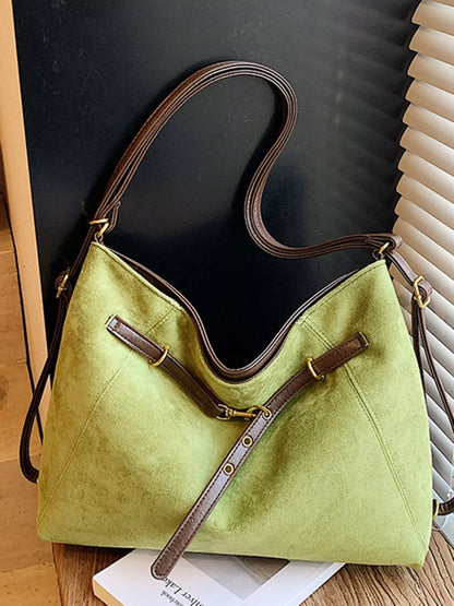 Vintage Suede Tote Bag