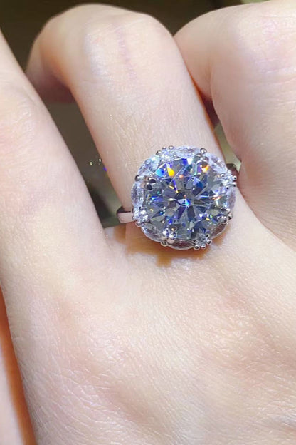 5 Carat Moissanite 925 Sterling Silver Ring