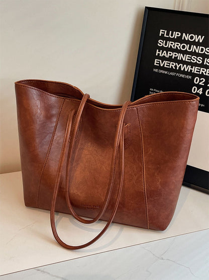 Classic Leather Tote Bag