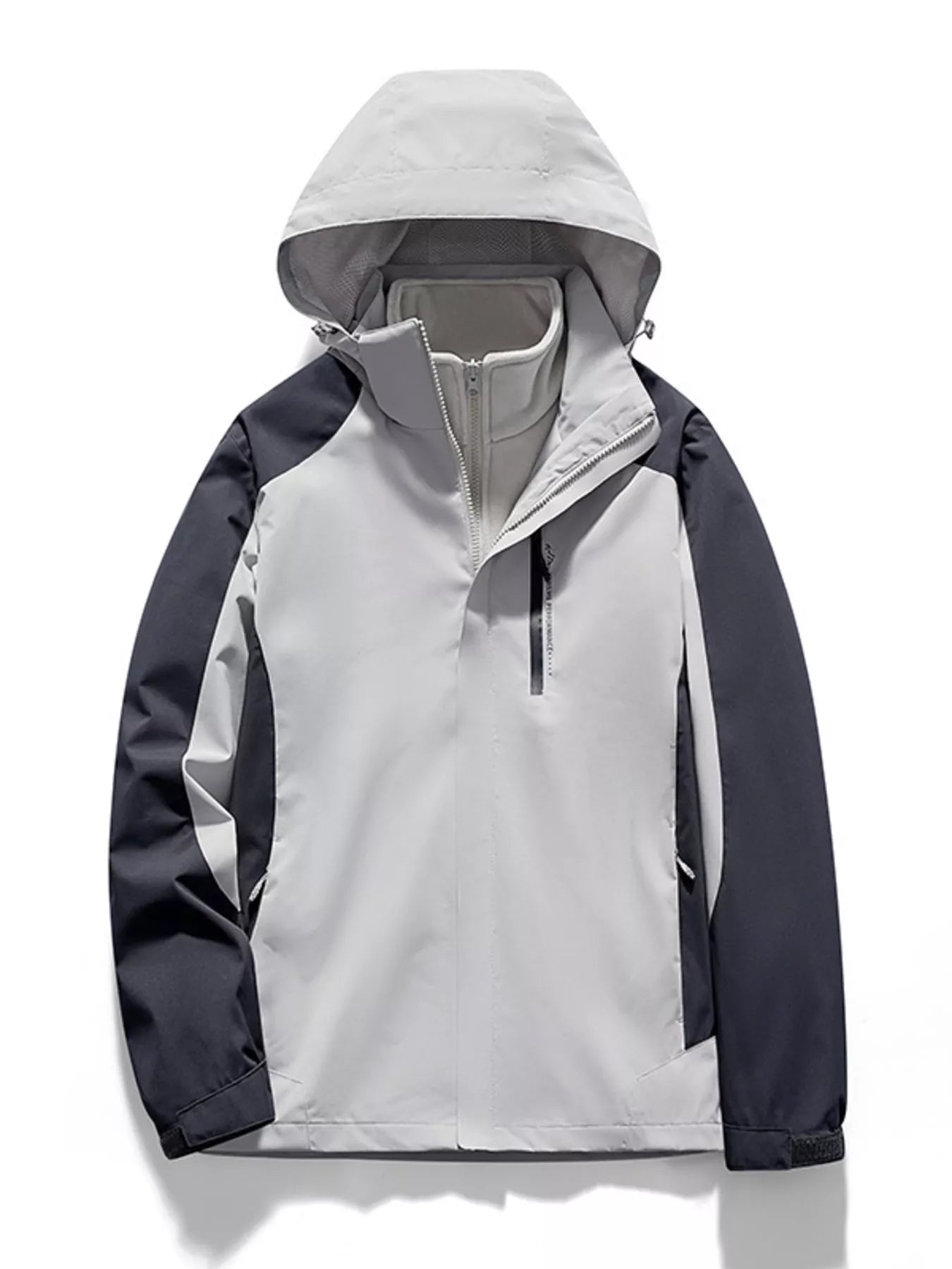 Men's Plus Size Hooded Windproof Outdoor Jacket