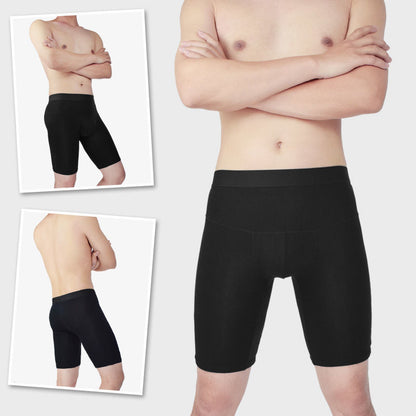 Breathable Anti-roll Hem Boxer Briefs