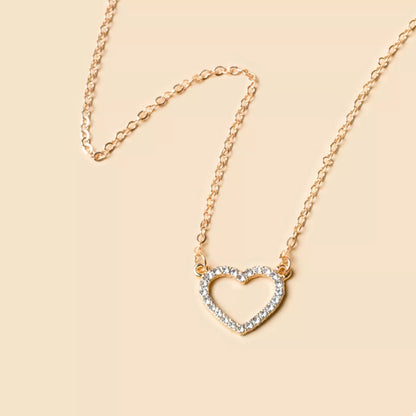 18K Gold-Plated Heart Necklace