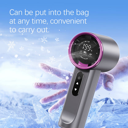 High-speed Handheld Fan Purple