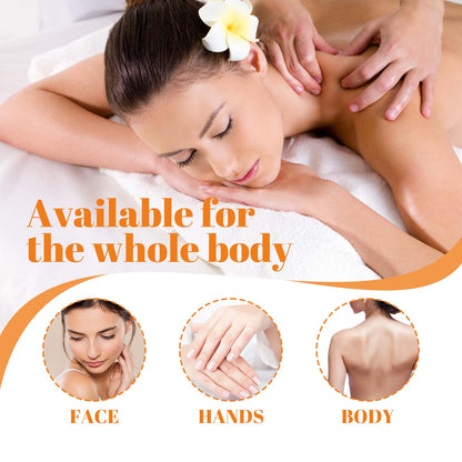 OUHOE Vitamim C Face Body Serum, Repair Nourish Skin Filling Water Carry Bright Tight Anti-Wrinkle Fine Lines