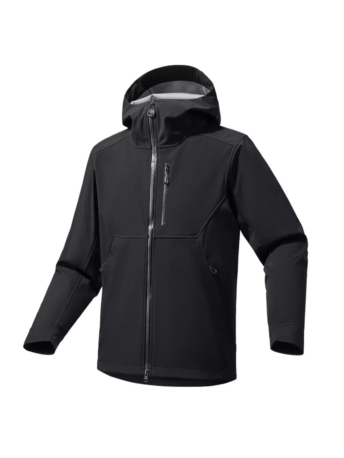 Men's Full Size Zip Up Long Sleeve Jacket Plus Size
