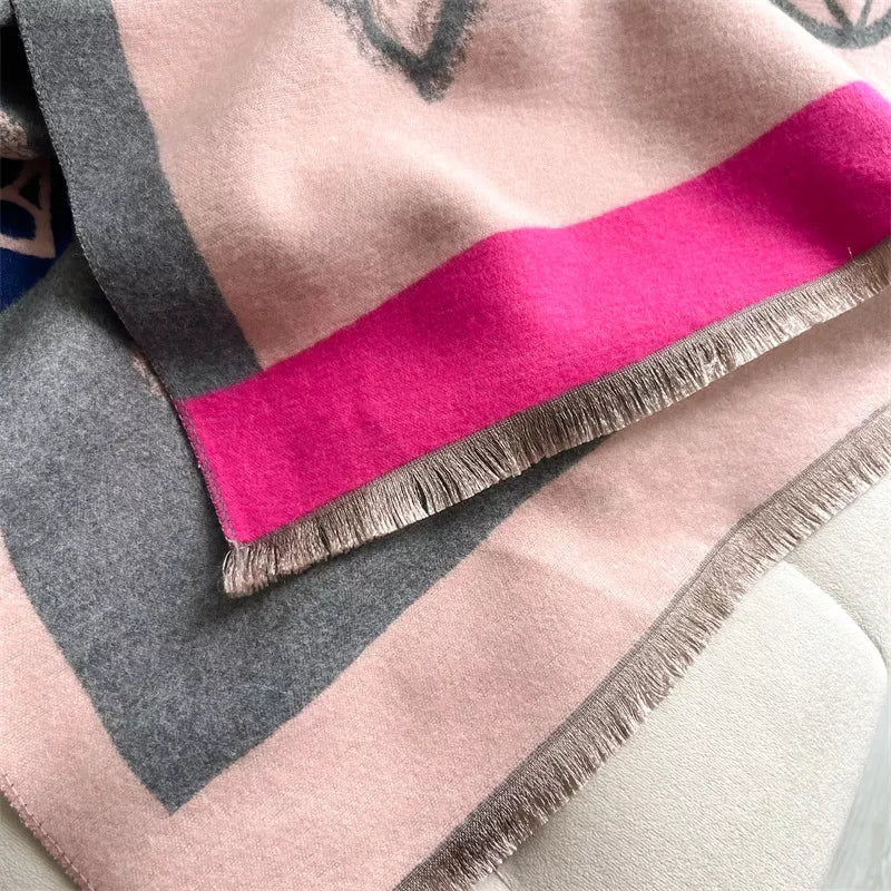 Raw Hem Scarf