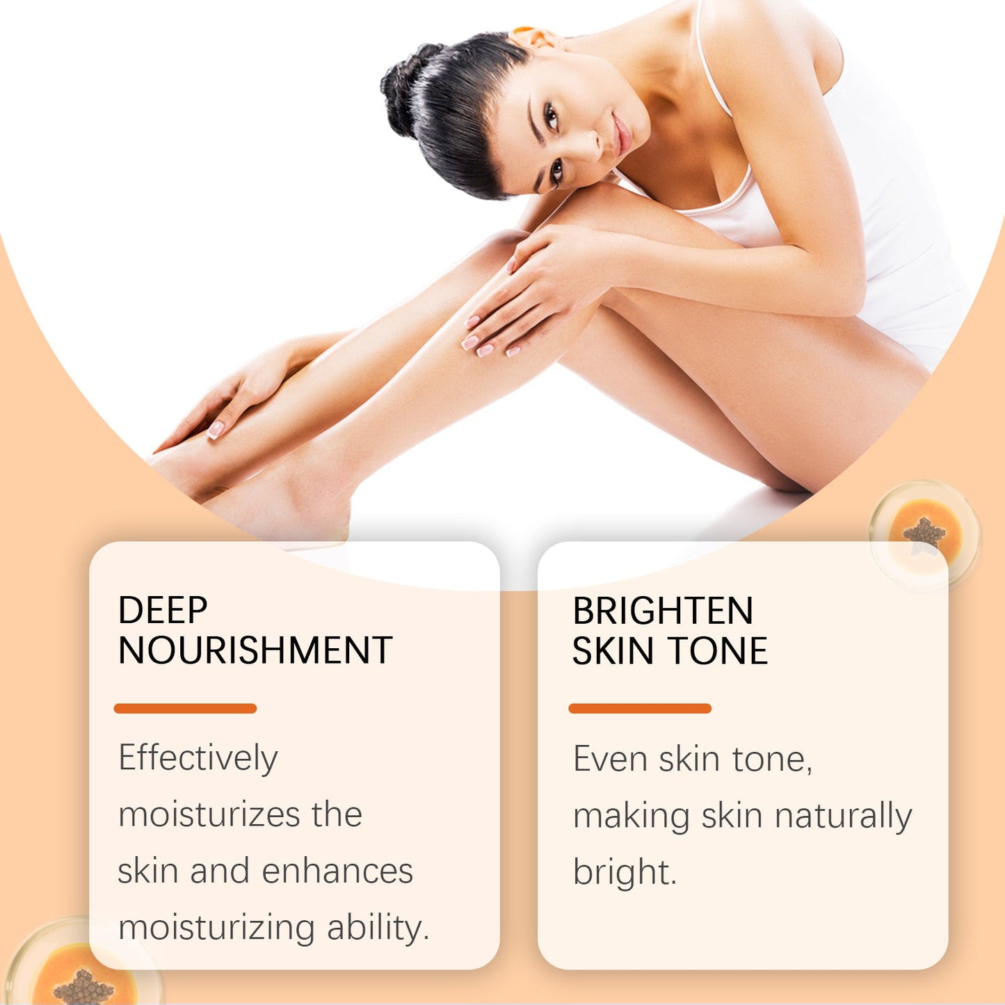 West&Month Papaya Body Care Oil, Body Massage And Moisturizing Body Skin Moisturizing Oil