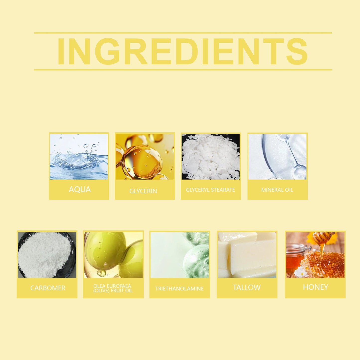 Hoygi Tallow Honey Moisturizer, Gentle Hydrating Moisturizing Facial Skin Tender Care Moisturizer