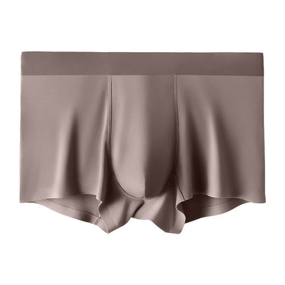 Men's Ice Silk Seamless One Piece Underwear