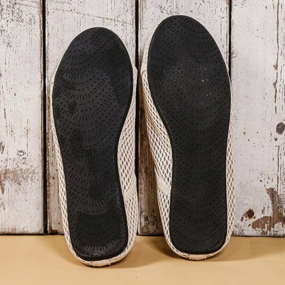 Mesh Round Toe Slip-Ons