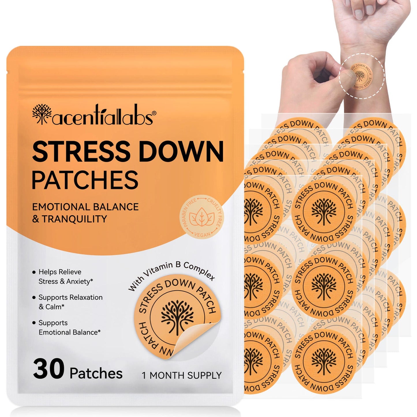 Relaxation Calmness And Pressure Drop Nursing Patch - 30 Patches