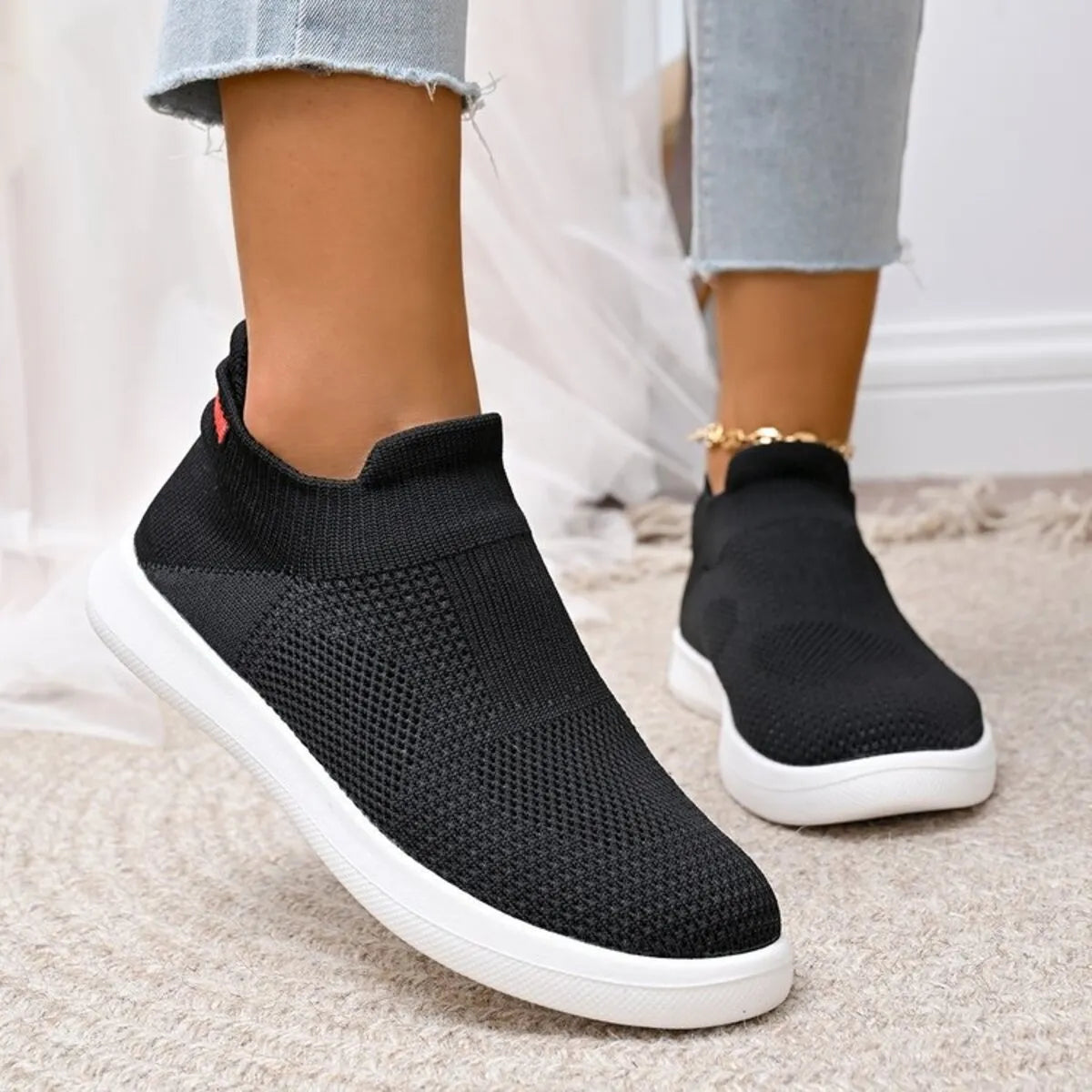 Breathable Mesh Athletic Sneakers