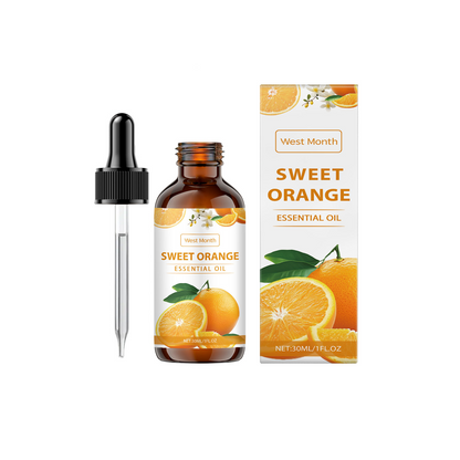 West Month Orange Soothing Care Essential Oil, Gently Hydrates, Moisturizes And Nourishes Delicate Skin. Plant Essential Oil