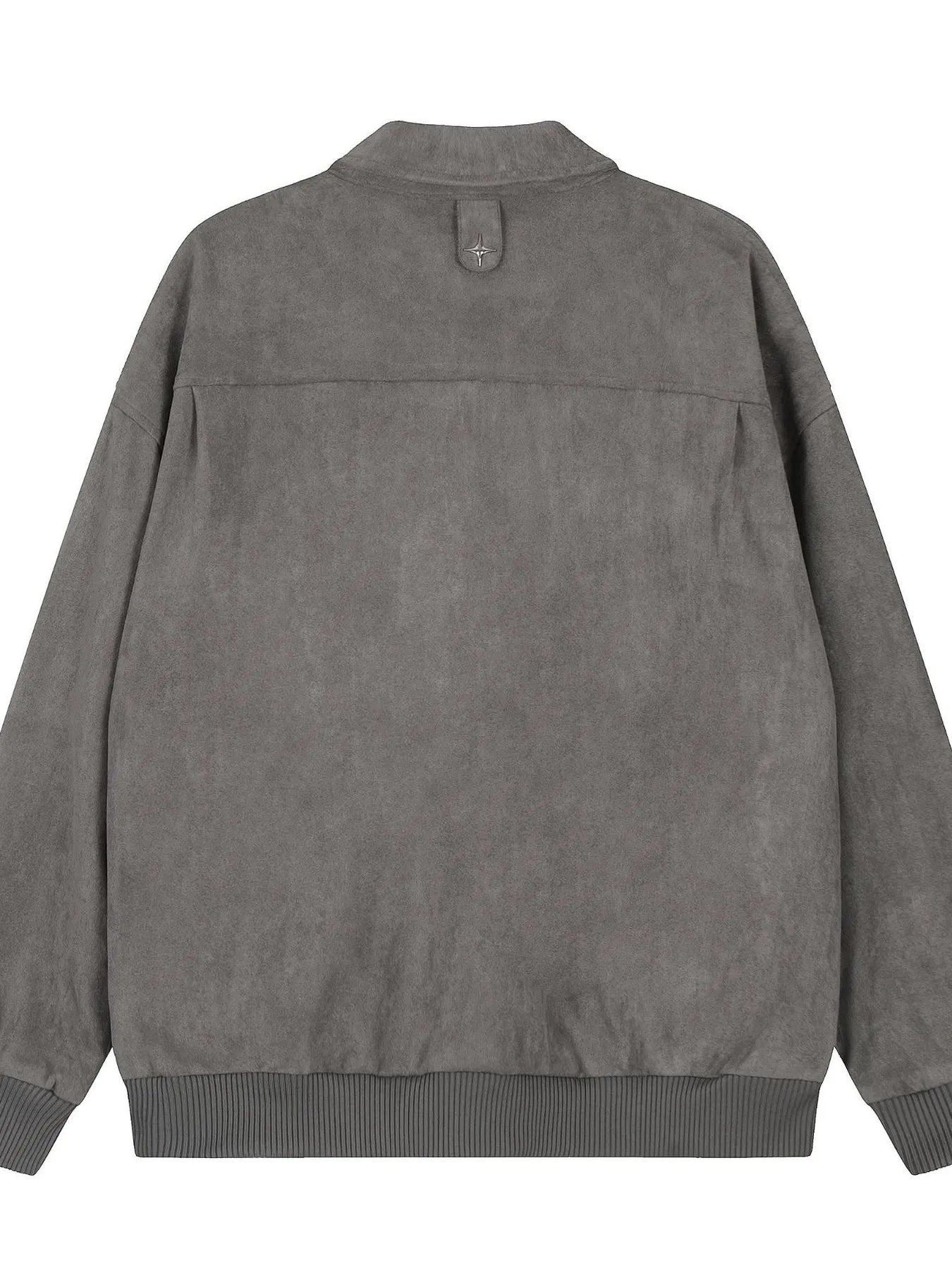Men's Collared Neck Long Sleeve Jacket
