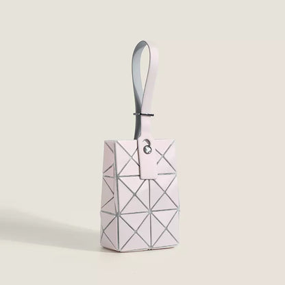 Geometric Panel Foldable Handbag