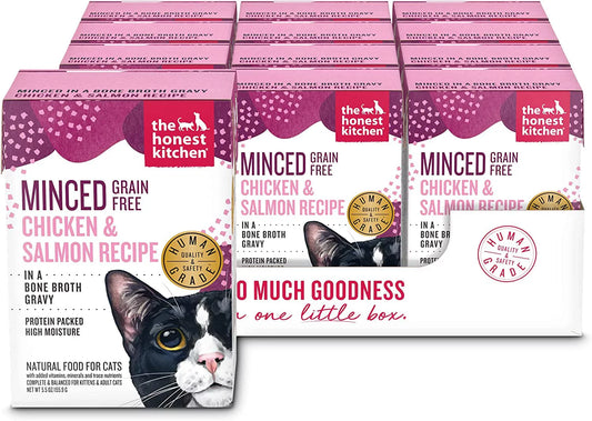 The Honest Kitchen - Cat Fd Chicken Salmon Gravy (Pack of 12-5.5 Oz)