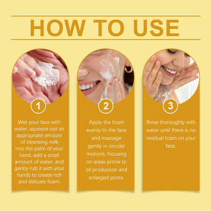 Ouhoe Nicotinamide Whitening Cleanser Deep Clean Hydrating Non-Tension Gentle Hydrating Whitening Moisturizing Cleanser