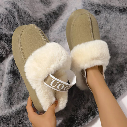 Round Toe Platform Ankle Boots