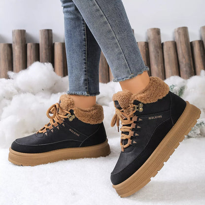 Fur-Lined Ankle Boots