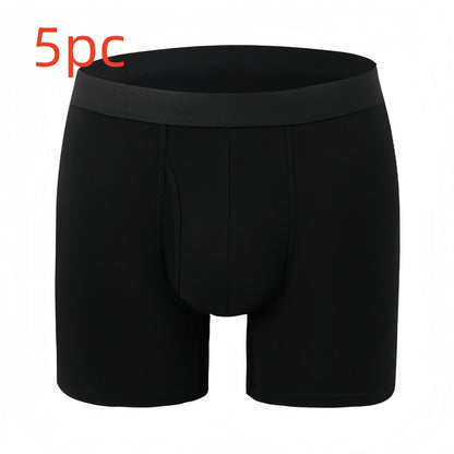 Extended Men's Underwear Bamboo Fiber Sports Breathable Mid Waist