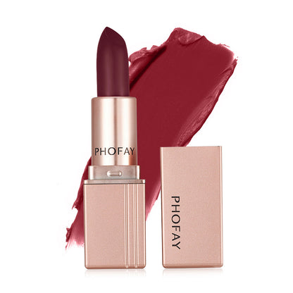 Phofay Long-Lasting Waterproof Lipstick – 3.5g