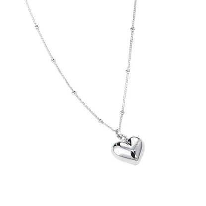 925 Sterling Silver Heart Necklace