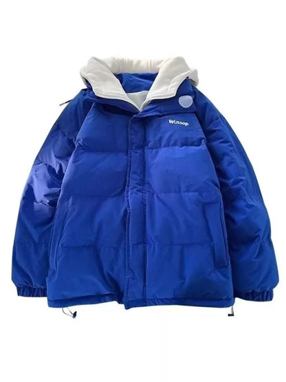 Men's Plus Size Quilted Zip Up Puffer Jacket