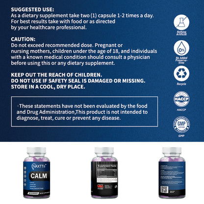 CALM Vitamin B6 Sleep Gummies A Blend Of Berries Vegan Plant-based Non GMO  Gluten Free And Gelatin Free. Help You Fall Asleep Naturally