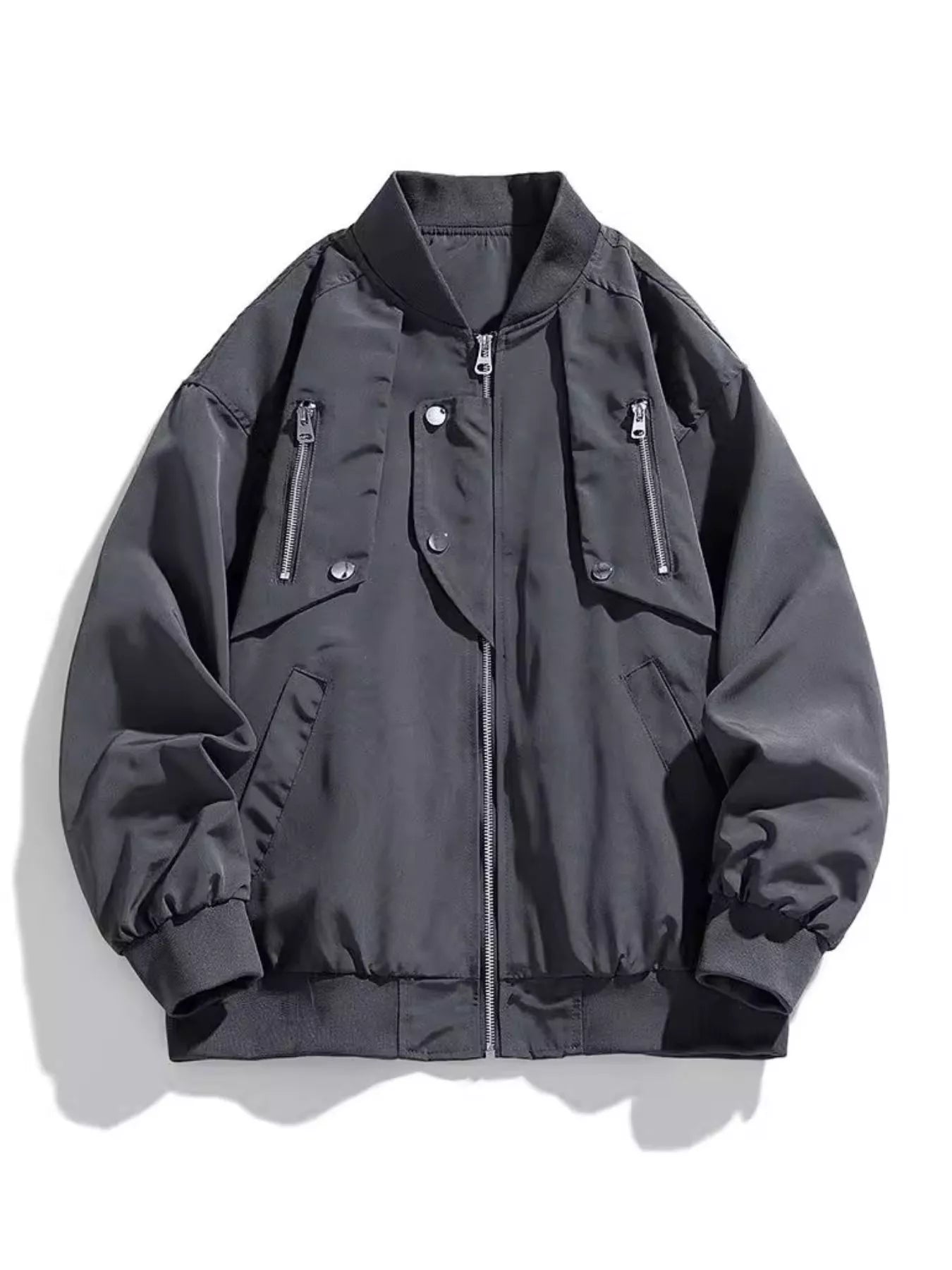 Men's Plus Size Casual Lightweight Bomber Jacket