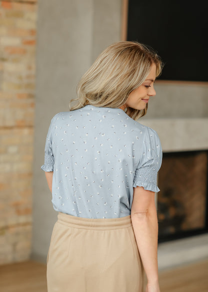 Alisa Short Ruffle Sleeve Top - FINAL SALE