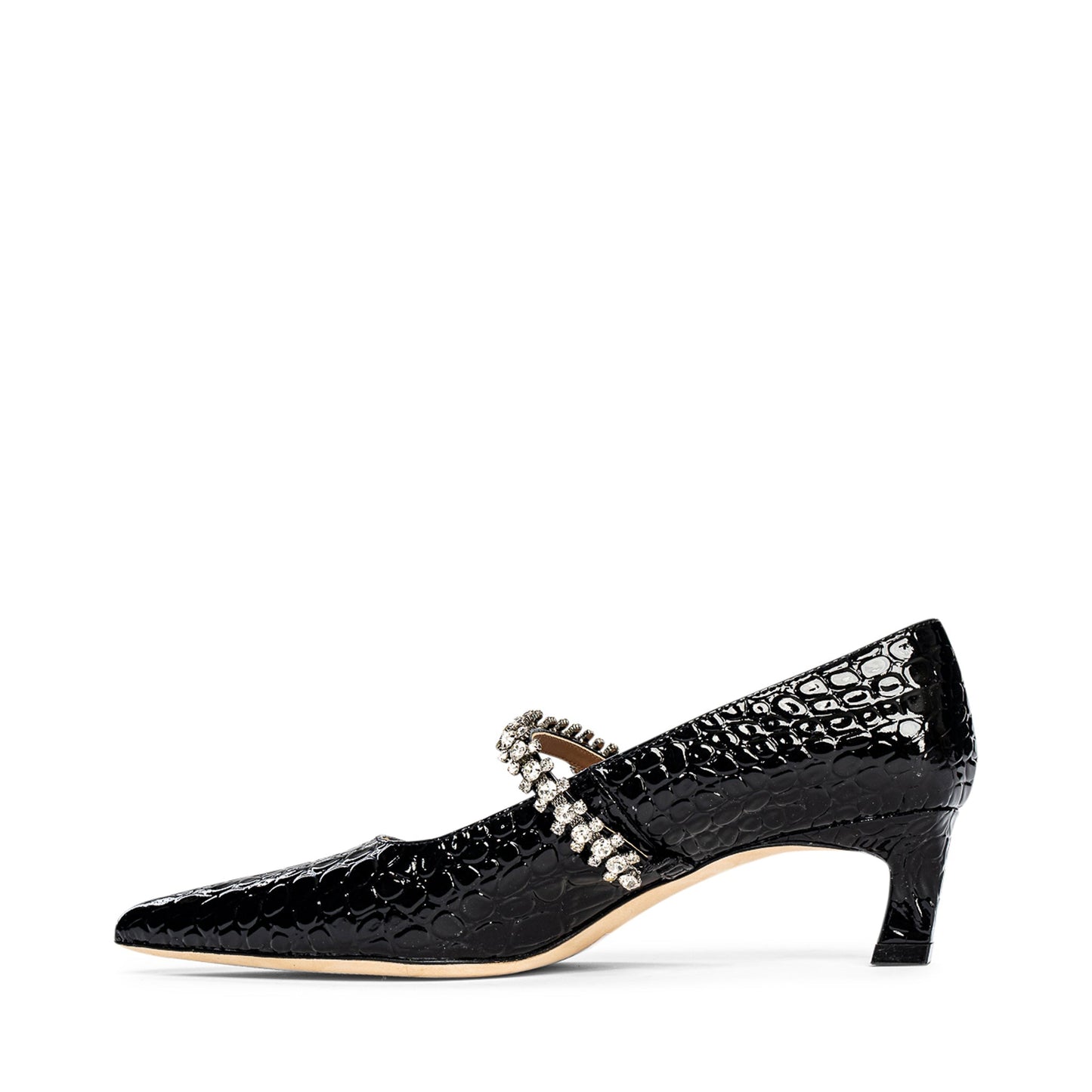 Antonella Embossed Leather Pump