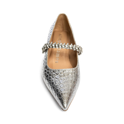 Antonella Embossed Leather Pump