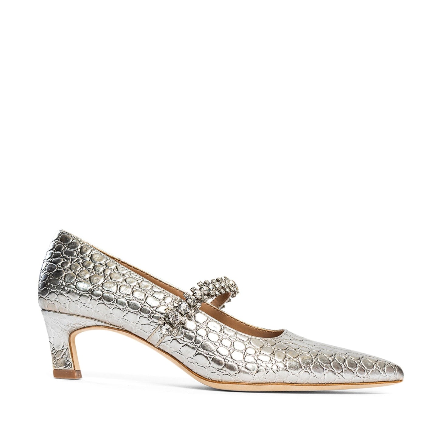 Antonella Embossed Leather Pump